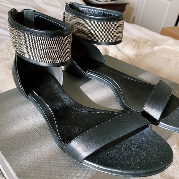 Alexander McQueen Shoes - Alexander McQueen Zipper Ankle Sandals
